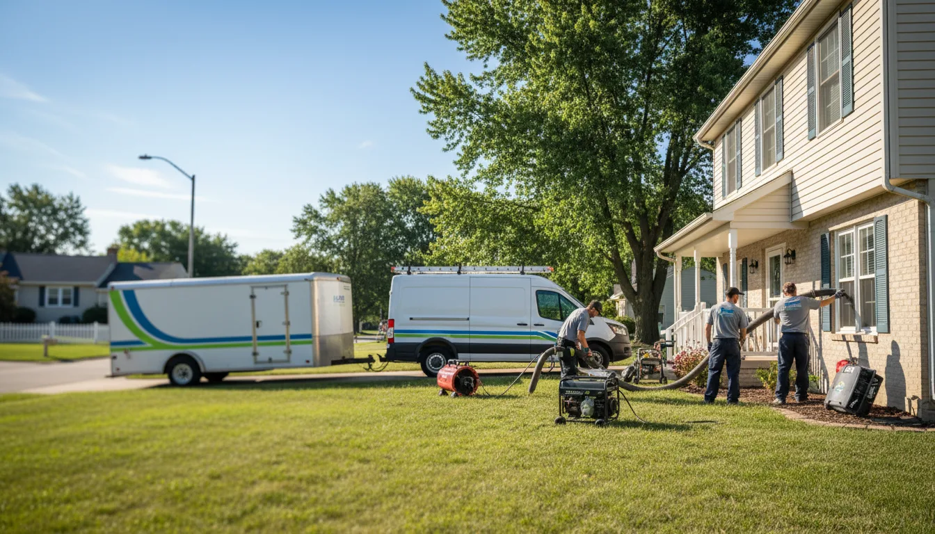 Flooded Basement Restoration And Cleanup With Repair in New Berlin, WI near me
